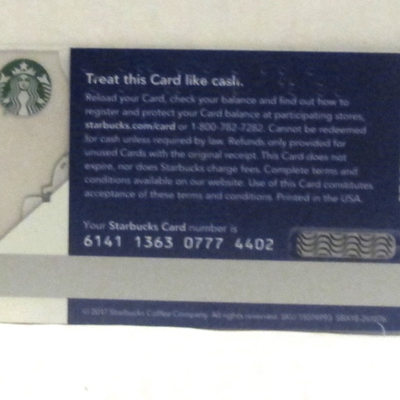 Starbucks Other Starbucks 27 Braille Gift Card No Cash Value Poshmark
